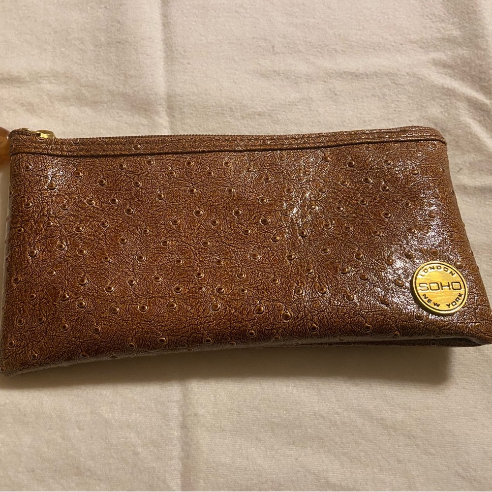 ❤ Soho London Brown Clutch